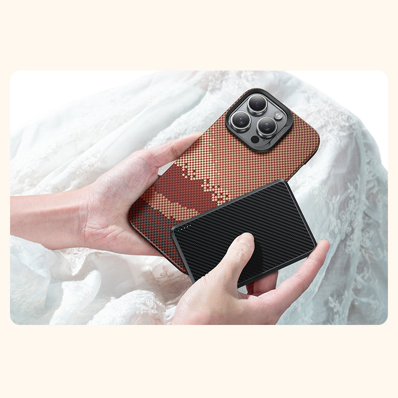 Benks GoldenTide ArmorAir 600D iPhone 16 Pro M-safe Kevlar Kılıf Benks GoldenTide ArmorAir 600D iPhone 16 Pro M-safe Kevlar Kılıf